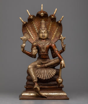 Brass Vishnu Statue