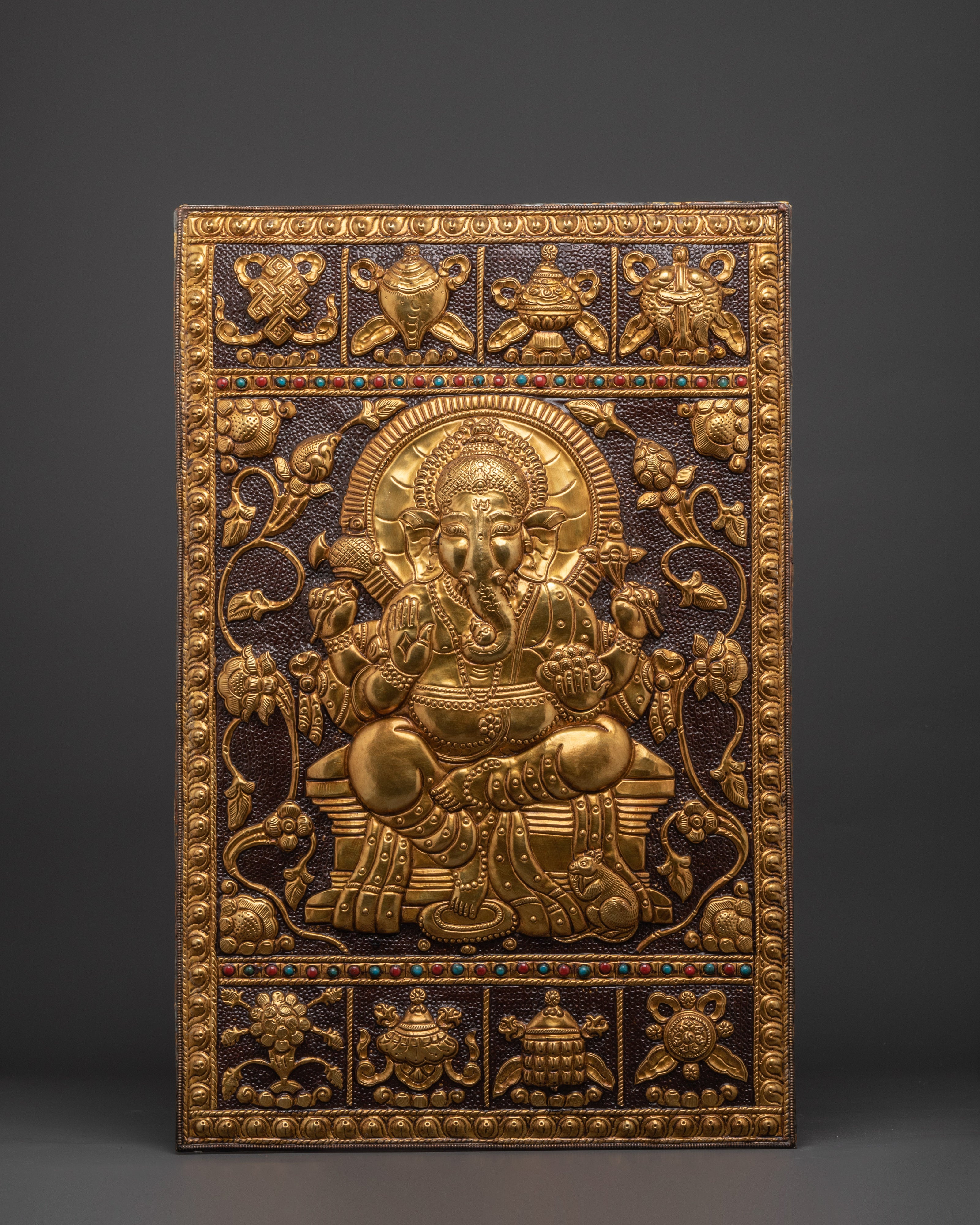 Handcrafted Brass Ganesha Wall Hanging