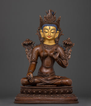 White Tara Goddess Statue