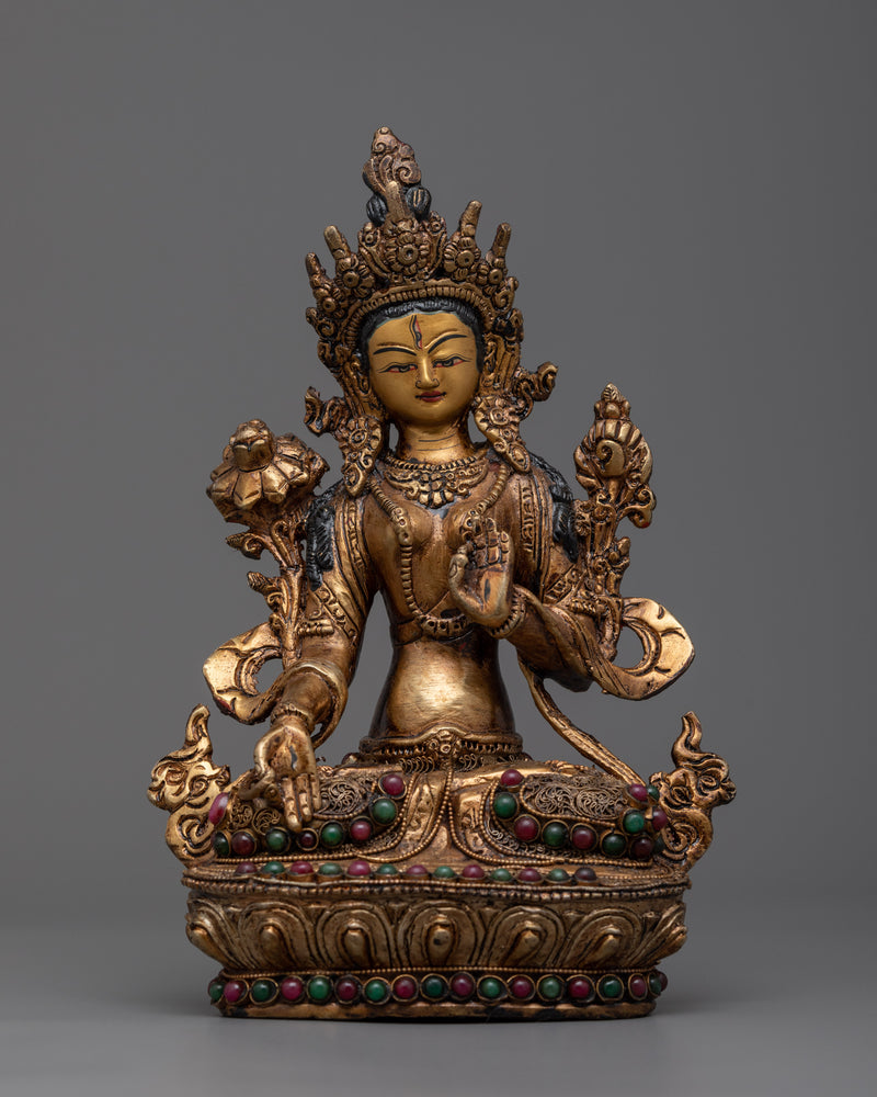 white tara statue