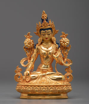 Machine Made White Tara Statue
