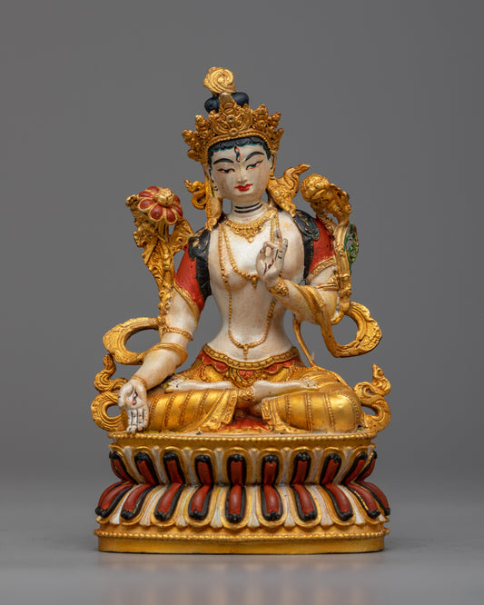 White Tara Statue