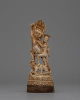 Buddhist Deity Yamantaka With Consort Yami Statue