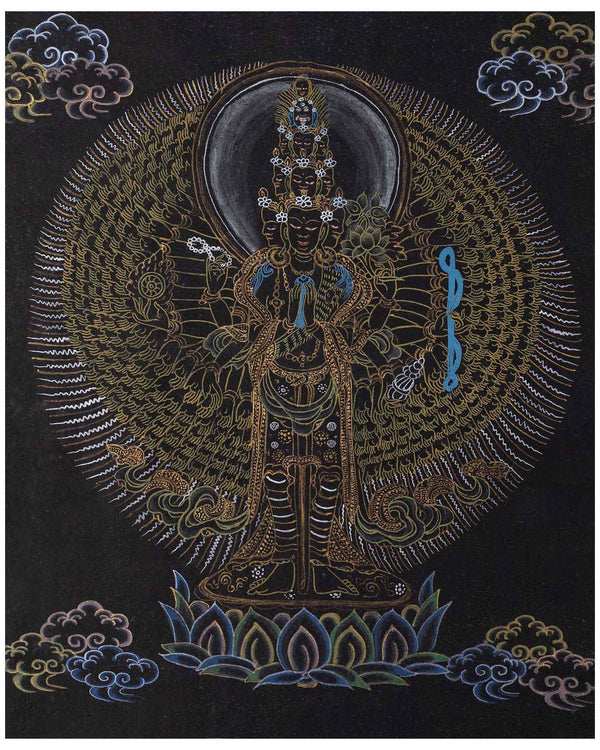 1000 Armed Avalokiteshvara Thangka 