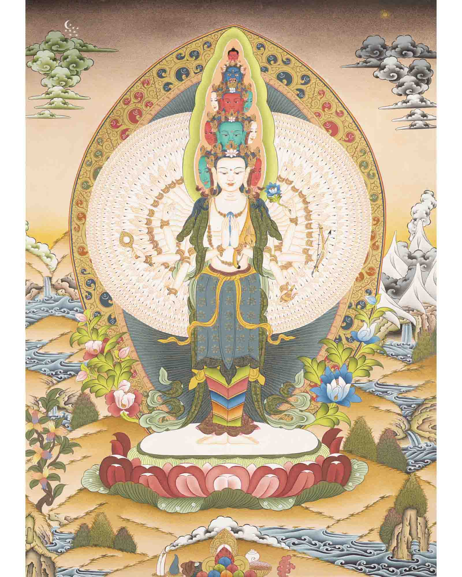 1000 Armed Bodhisattva Guanyin Chenrezig