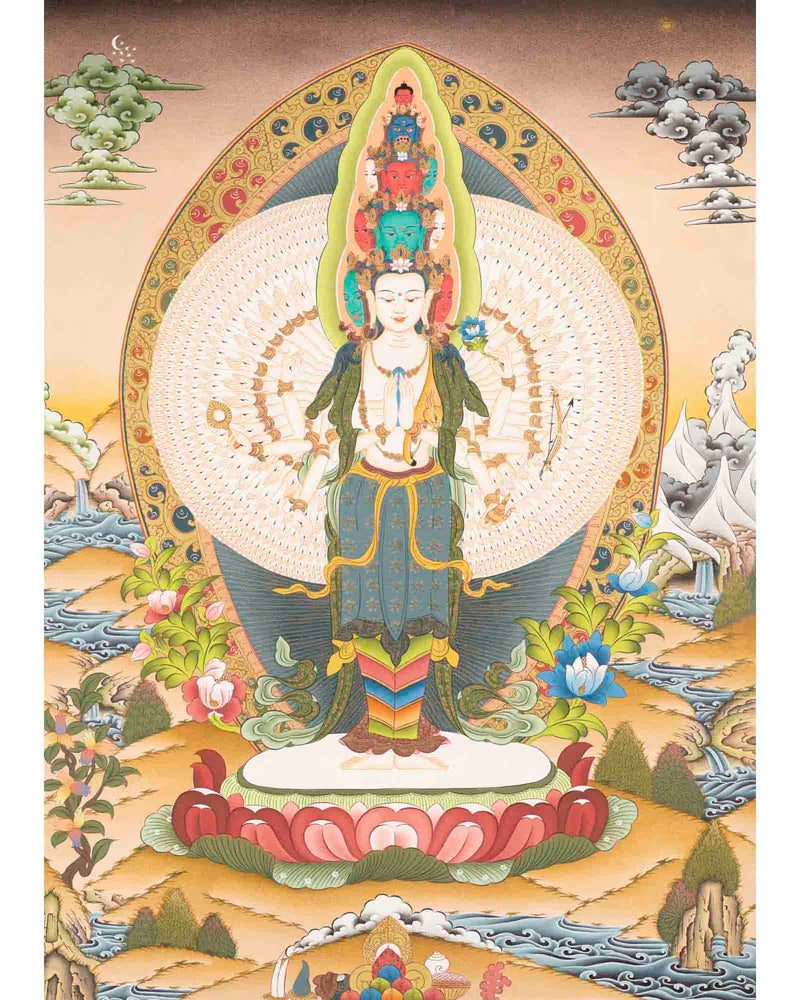1000 Armed Bodhisattva Guanyin Chenrezig