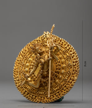 Gold Vajrayogini Statue | Tibetan Art