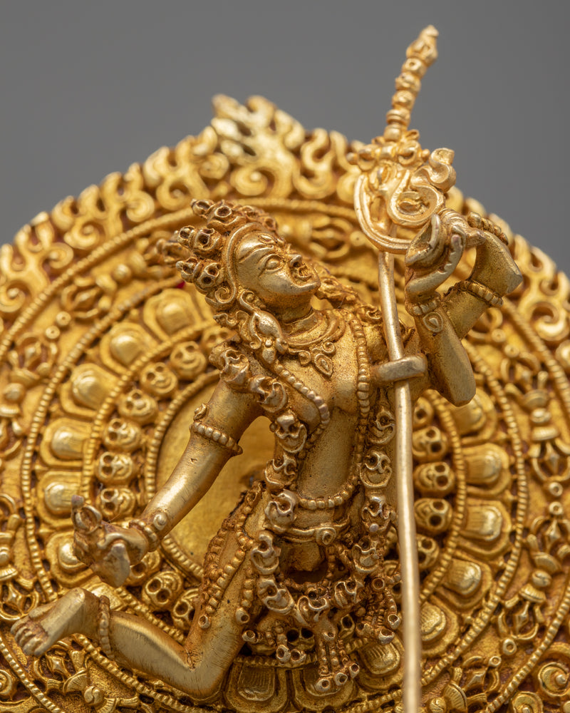 Gold Vajrayogini Statue | Tibetan Art