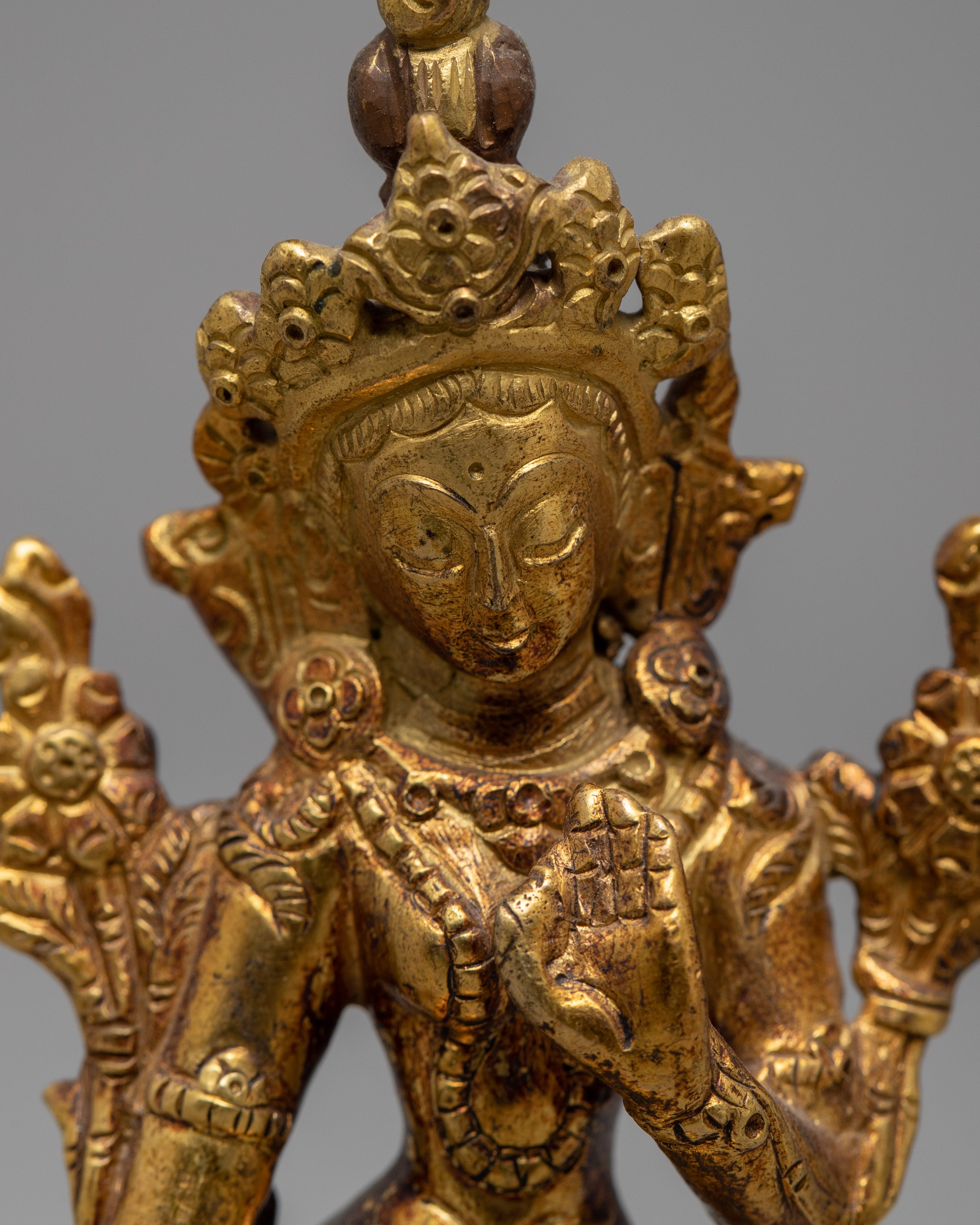 Chenresig Standing Statue | Decorative Statues | Art And Craft Antiques