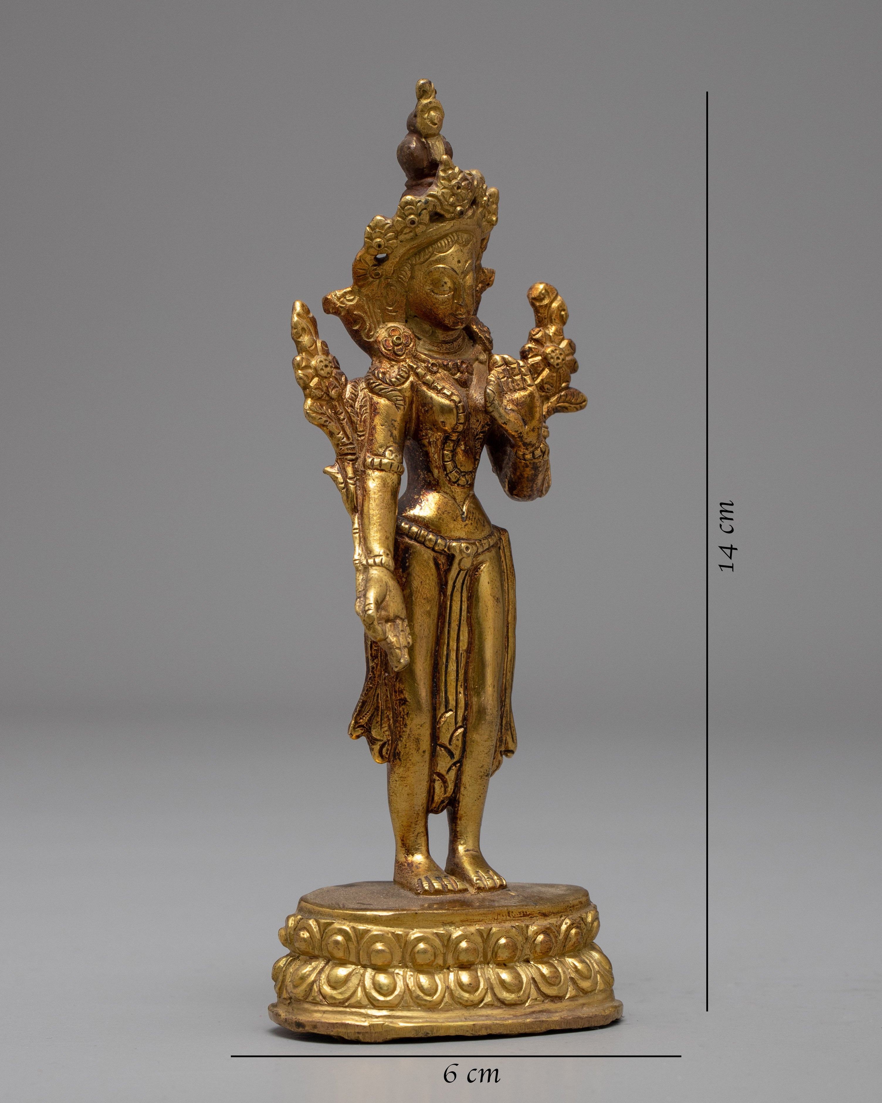 Chenresig Standing Statue | Decorative Statues | Art And Craft Antiques