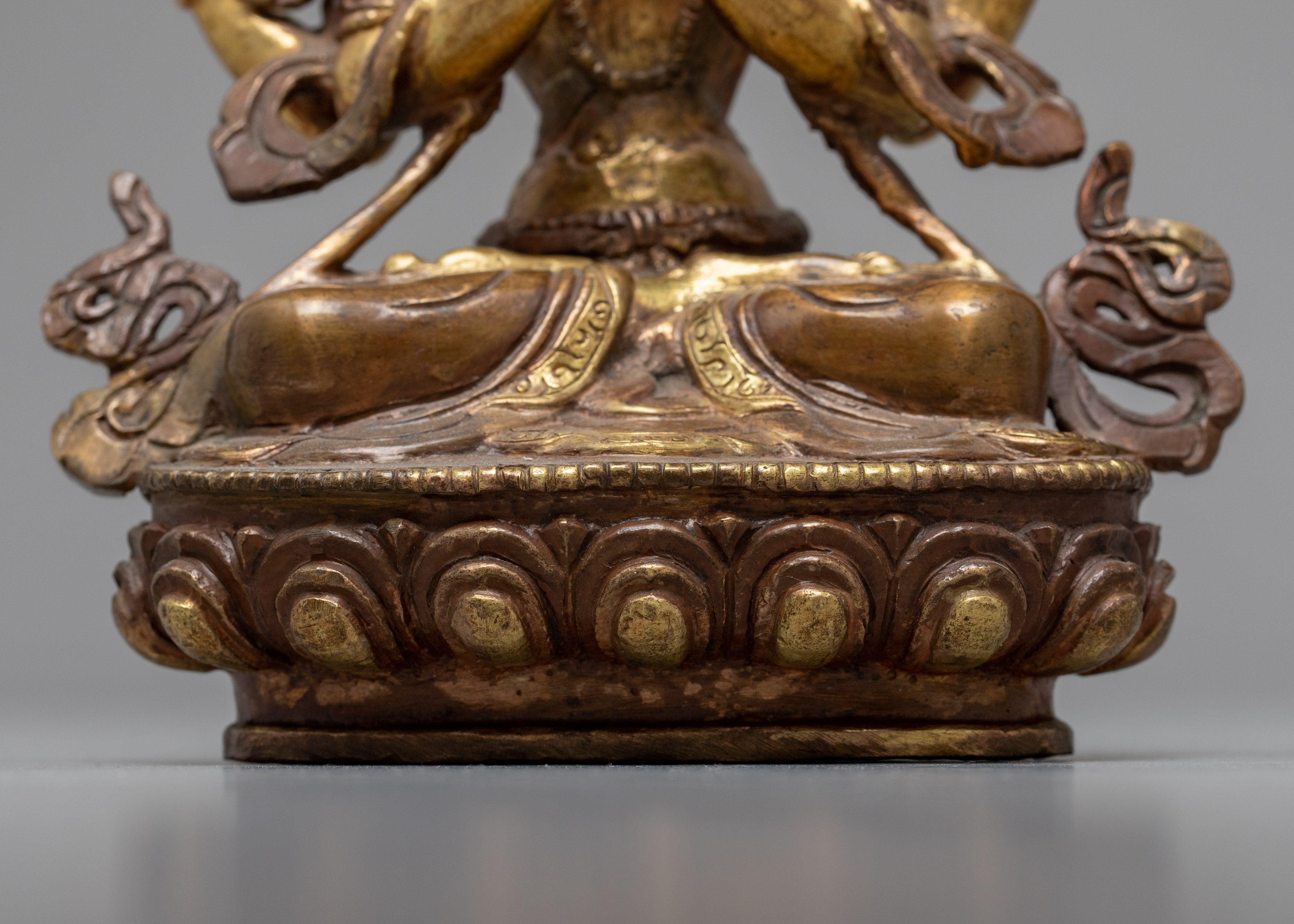 Vintage Chenresig Statue | Antique Collectables