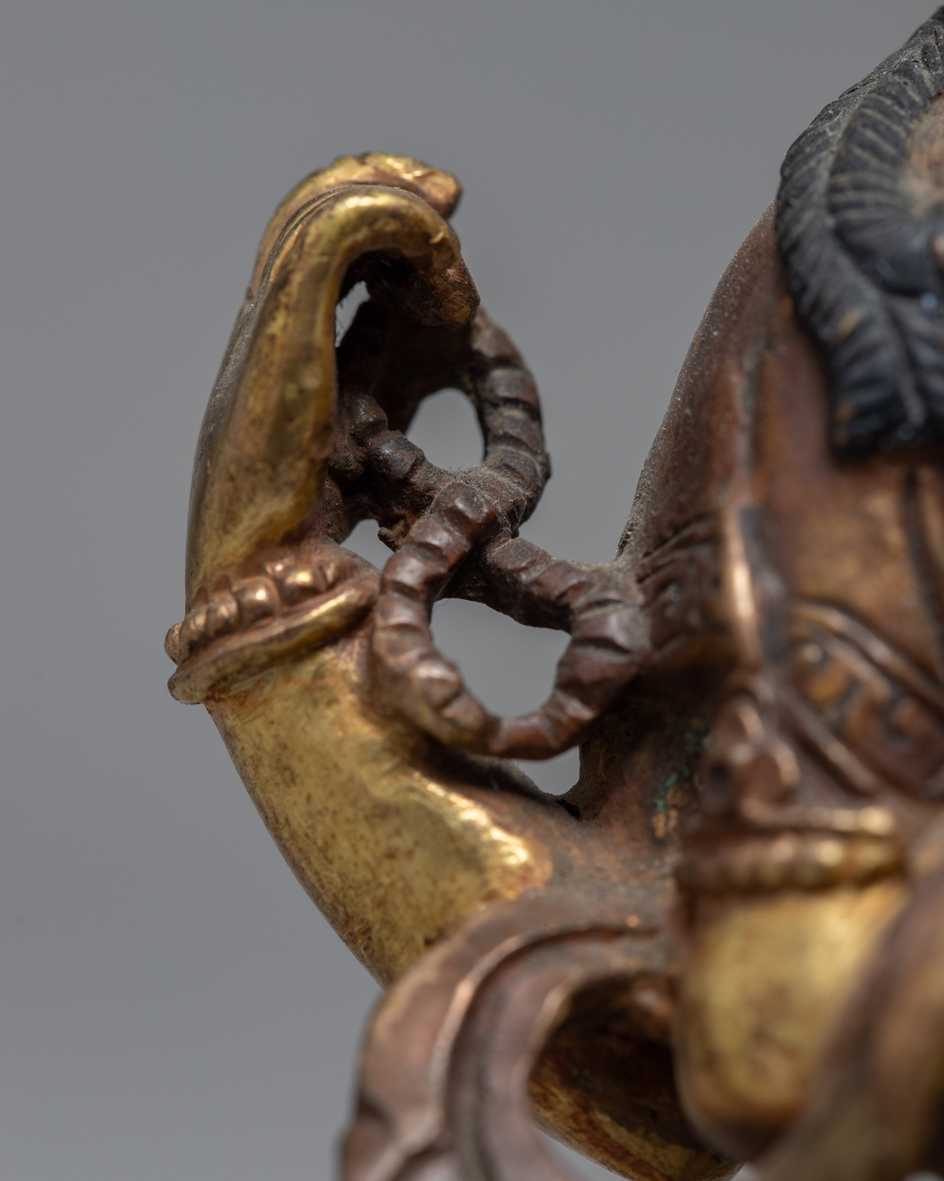 Vintage Chenresig Statue | Antique Collectables