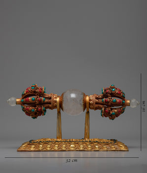 Tibetan Vishwavajra Bajra Binding | Buddhist Vajra