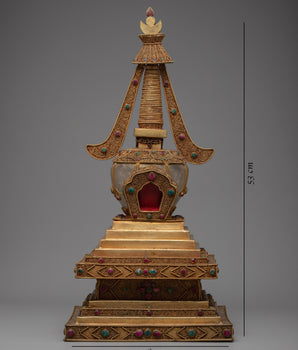 Crystal Buddha  Stupa | Antique Stupa Collection