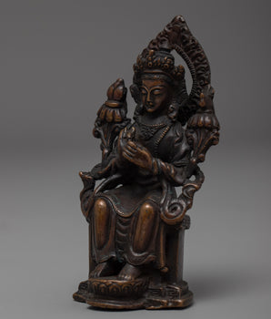 Maitreya Buddha Small Staue | Tibetan Art