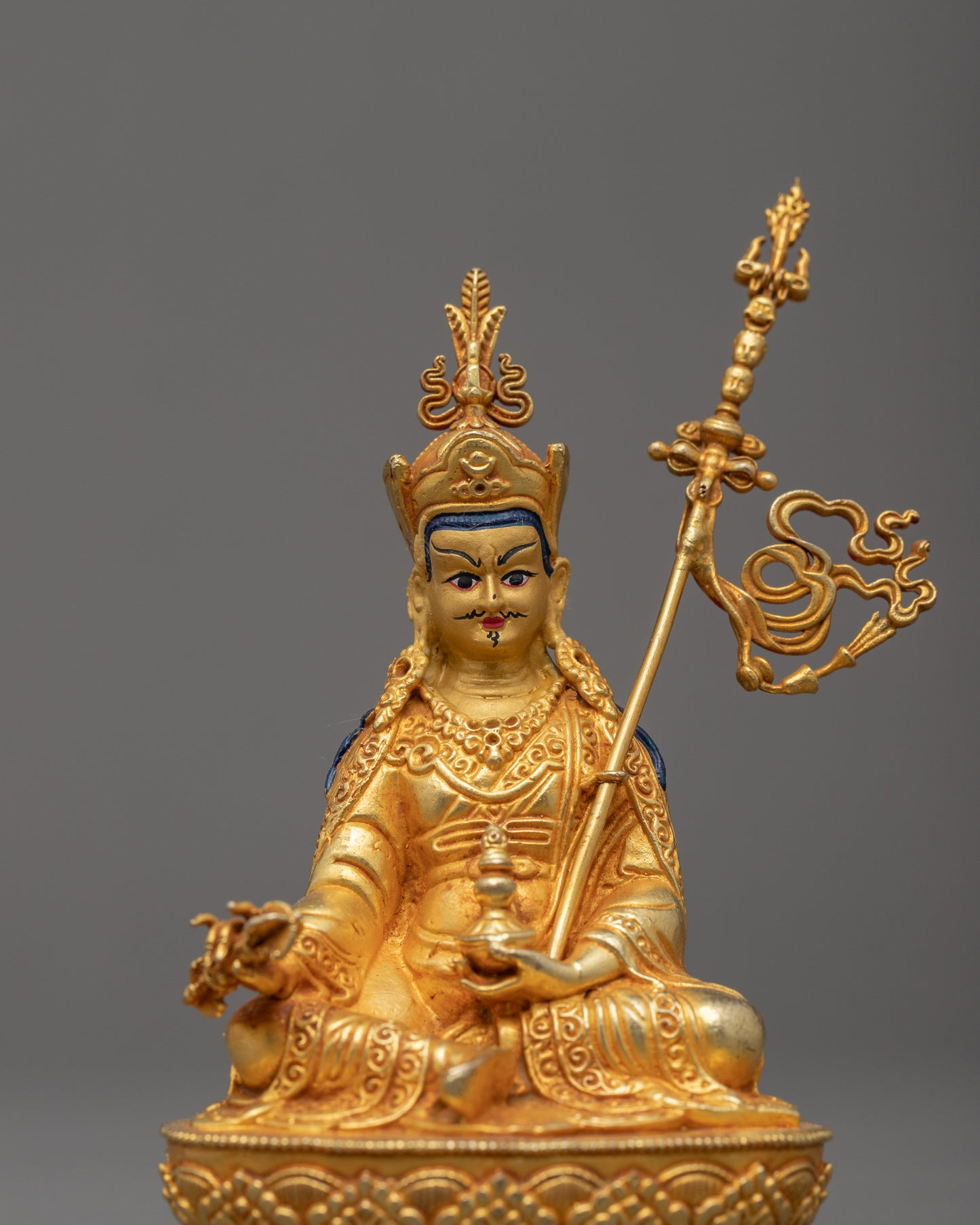 Guru Padmasambhava Sculpture | Traditional Buddhist Art