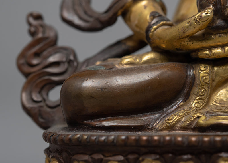 Buddha Amitayus Sculpture | Antique Art And Crafts | Decorative Statues