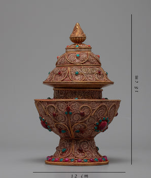 Vintage Rice Pot | Budhdist Item