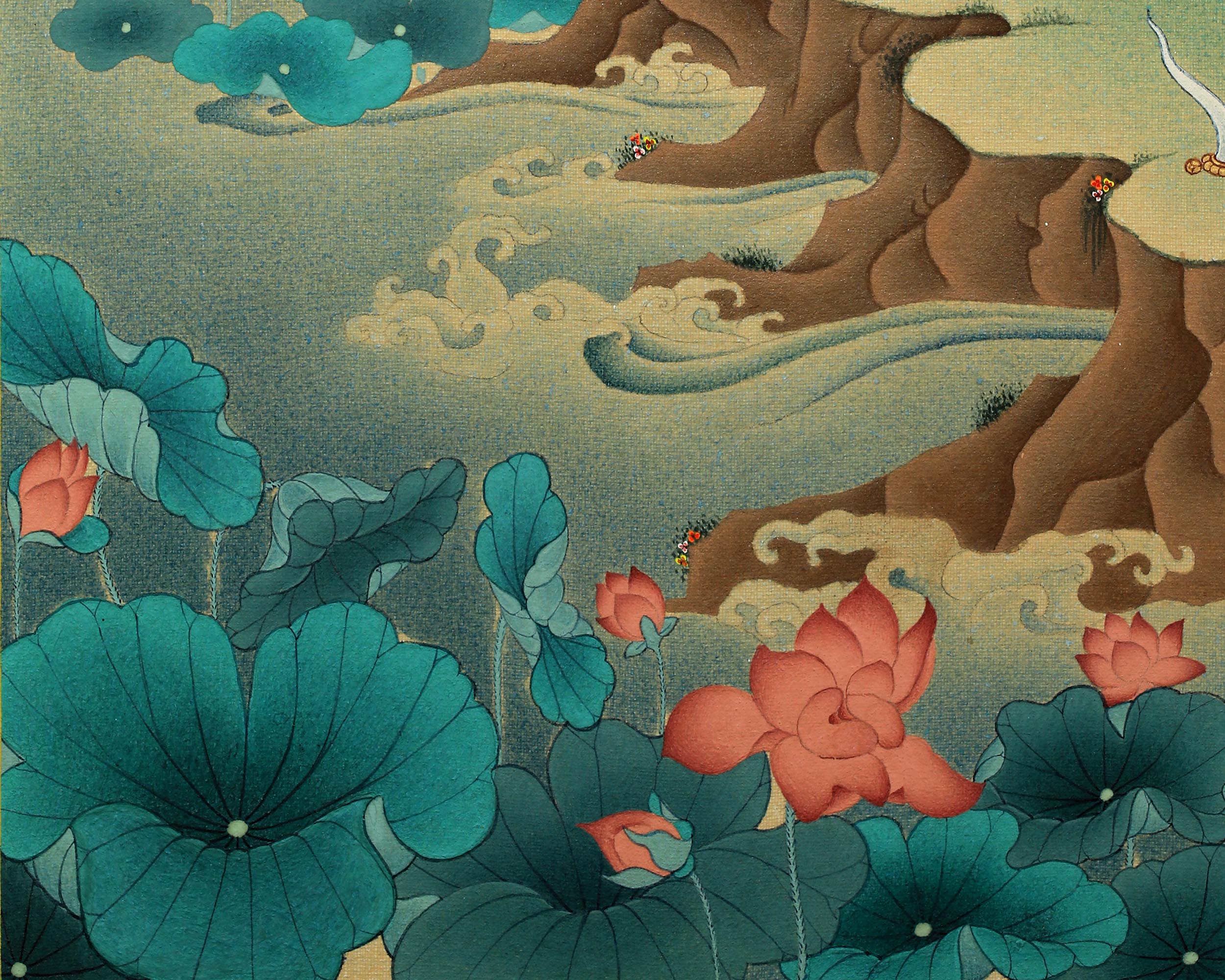 1000 Armed Chenrezig | Avalokiteshvara Thangka Print | Canvas Print