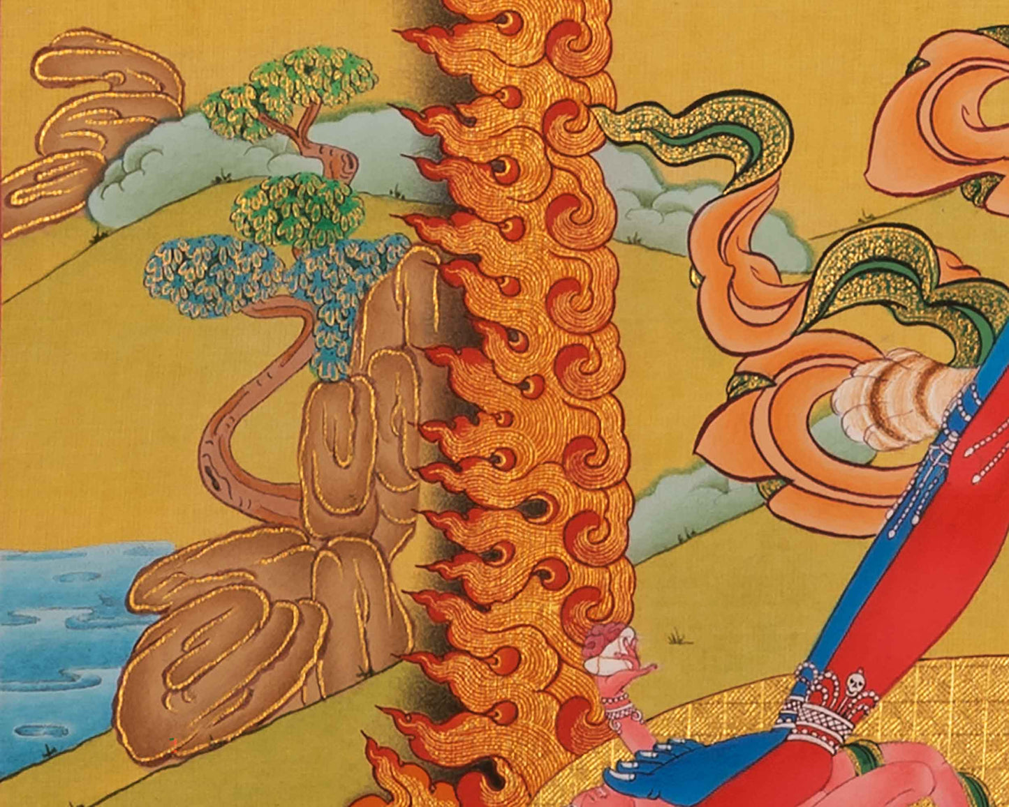 Hand-Painted Chakrasamvara Empowerment Thangka | Tibetan Yidam Thangka