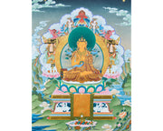 Sakya Pandita Thangka | Handmade Tibetan Art | Buddhist Painting