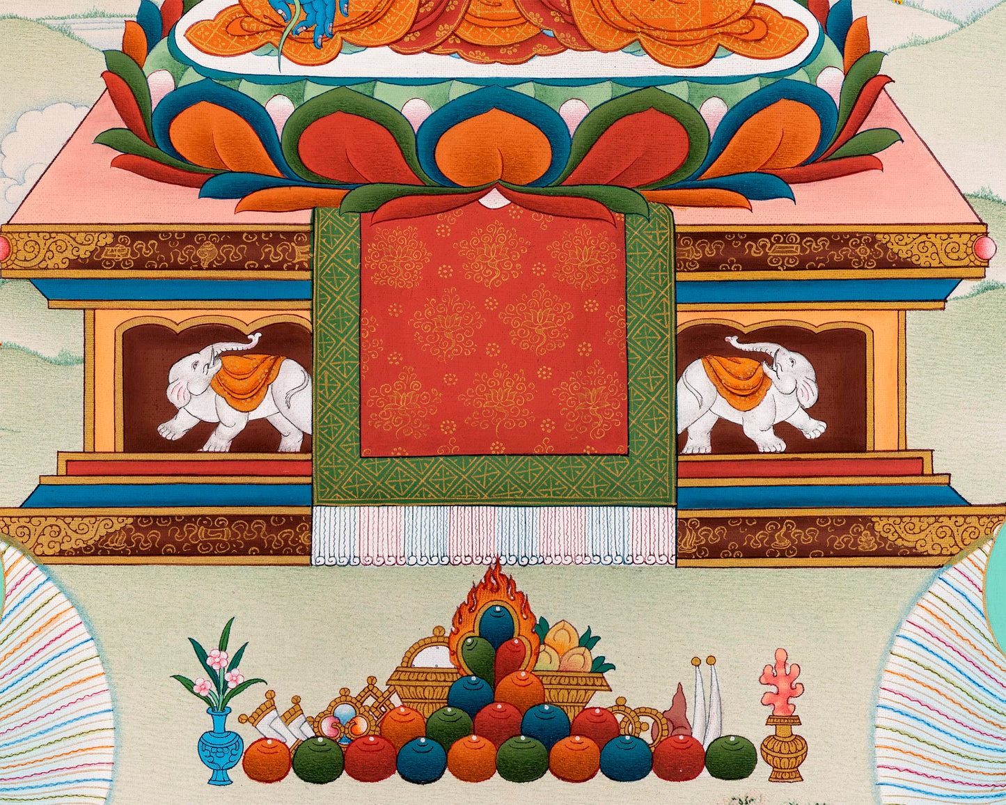 8 Medicine Buddha | Bhaisajyaguru Digital Thangka print