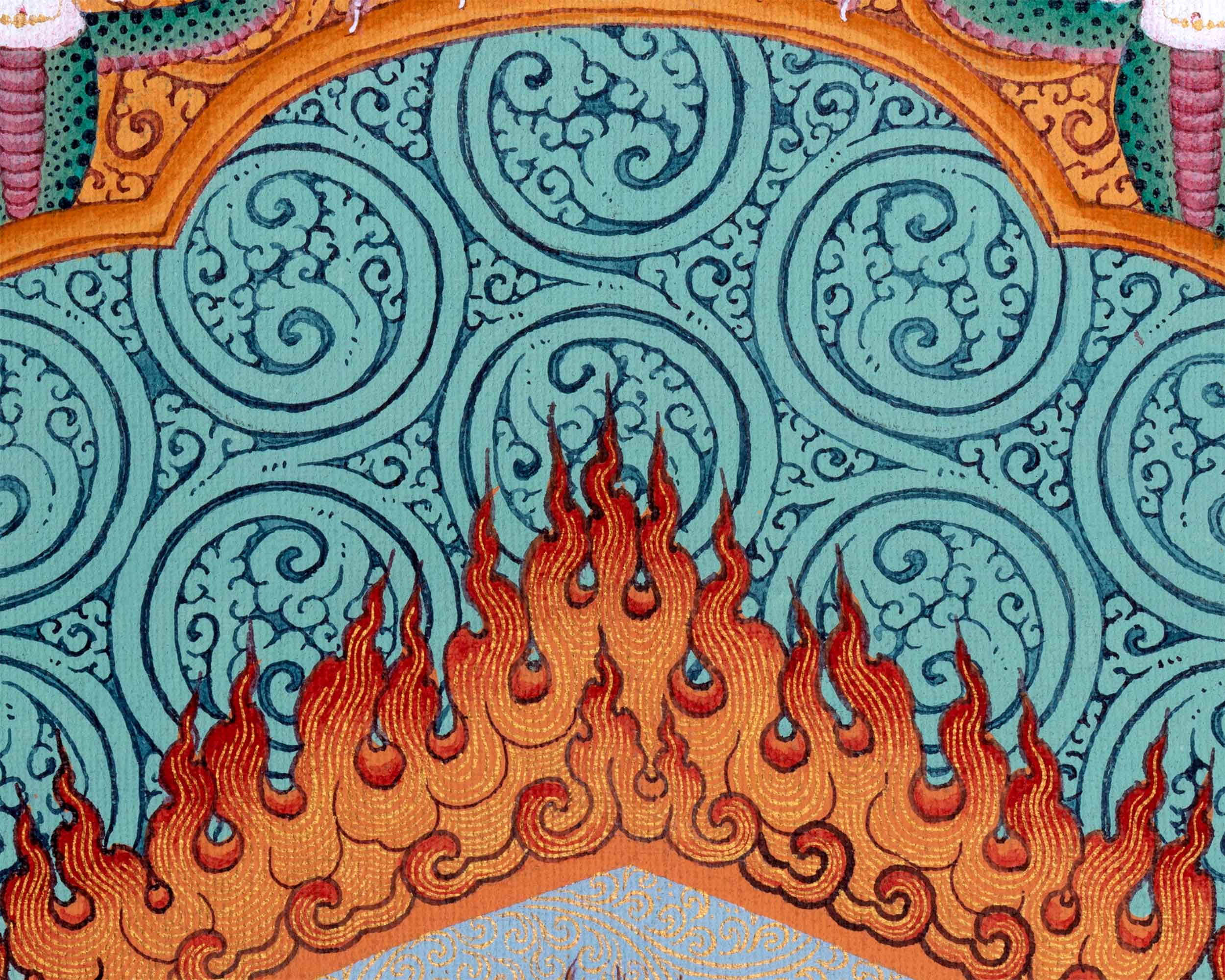 Kurukulla: Traditional Thangka Print | Stunning Kurukulla Wall Hanging |  Tibetan Buddhism