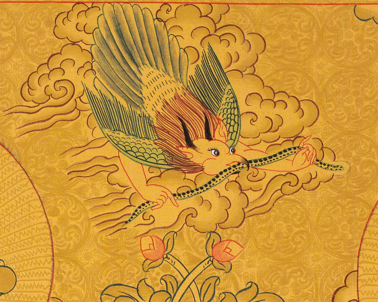 Dzambala Thangka Print | Wall Decoration