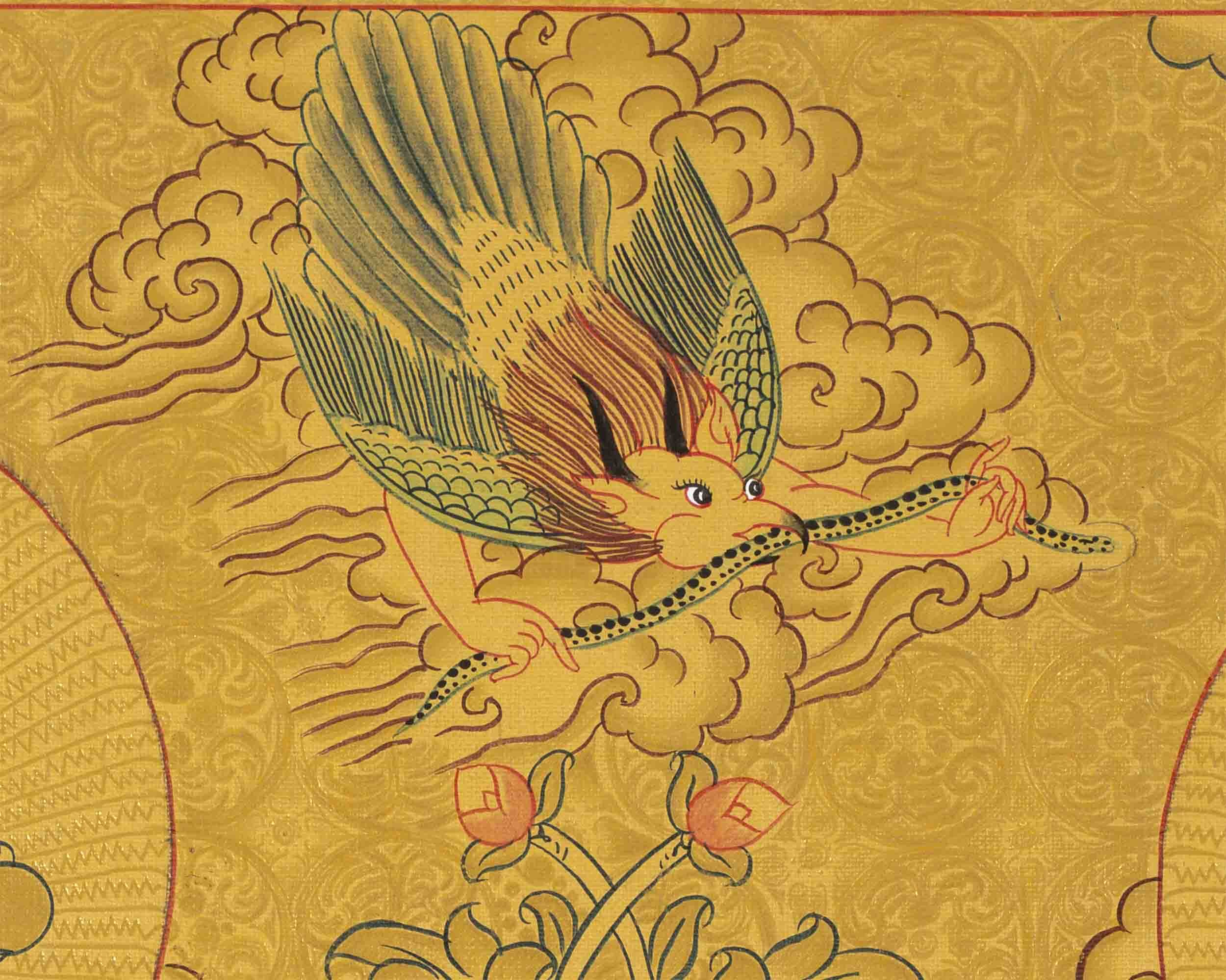 Dzambala Thangka Print | Wall Decoration