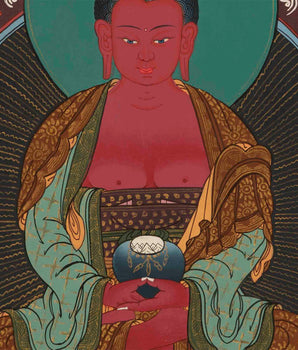 Amitabha Buddha Thangka | Tibetan Buddhist Crafts Wall Hanging