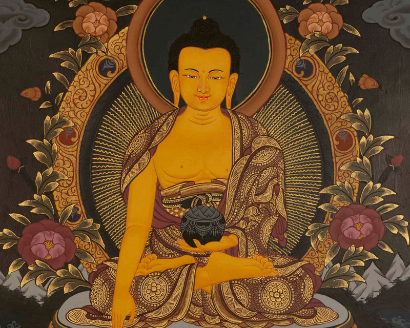 Buddha Shakyamuni Thangka | Wall Hanging Decoration