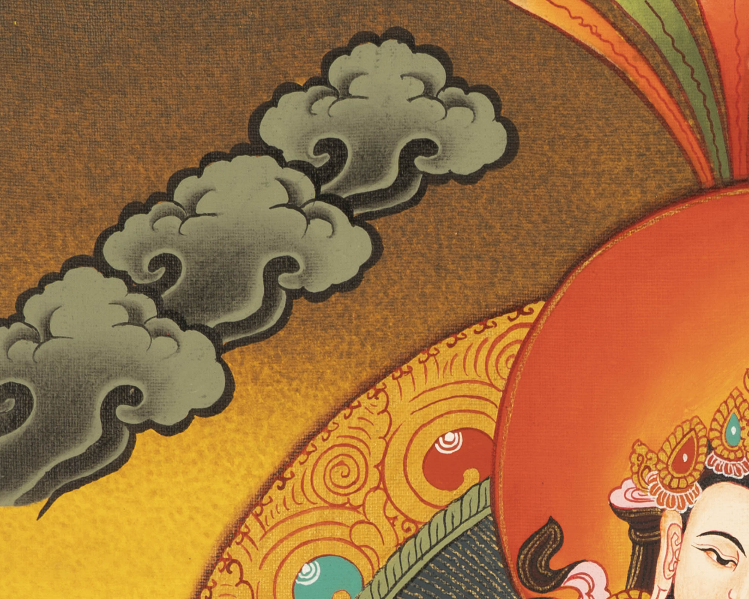 Vajrasattva Buddhist Thangka | Religious Wall Decor