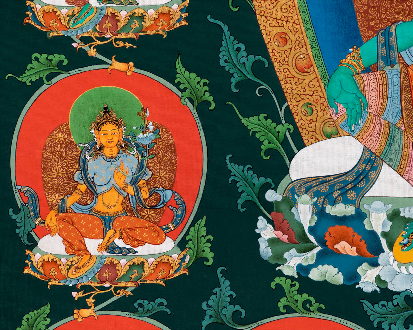 21 Tara Thangka | The Mother Bodhisattva Drolma | High Quality Thangka Print