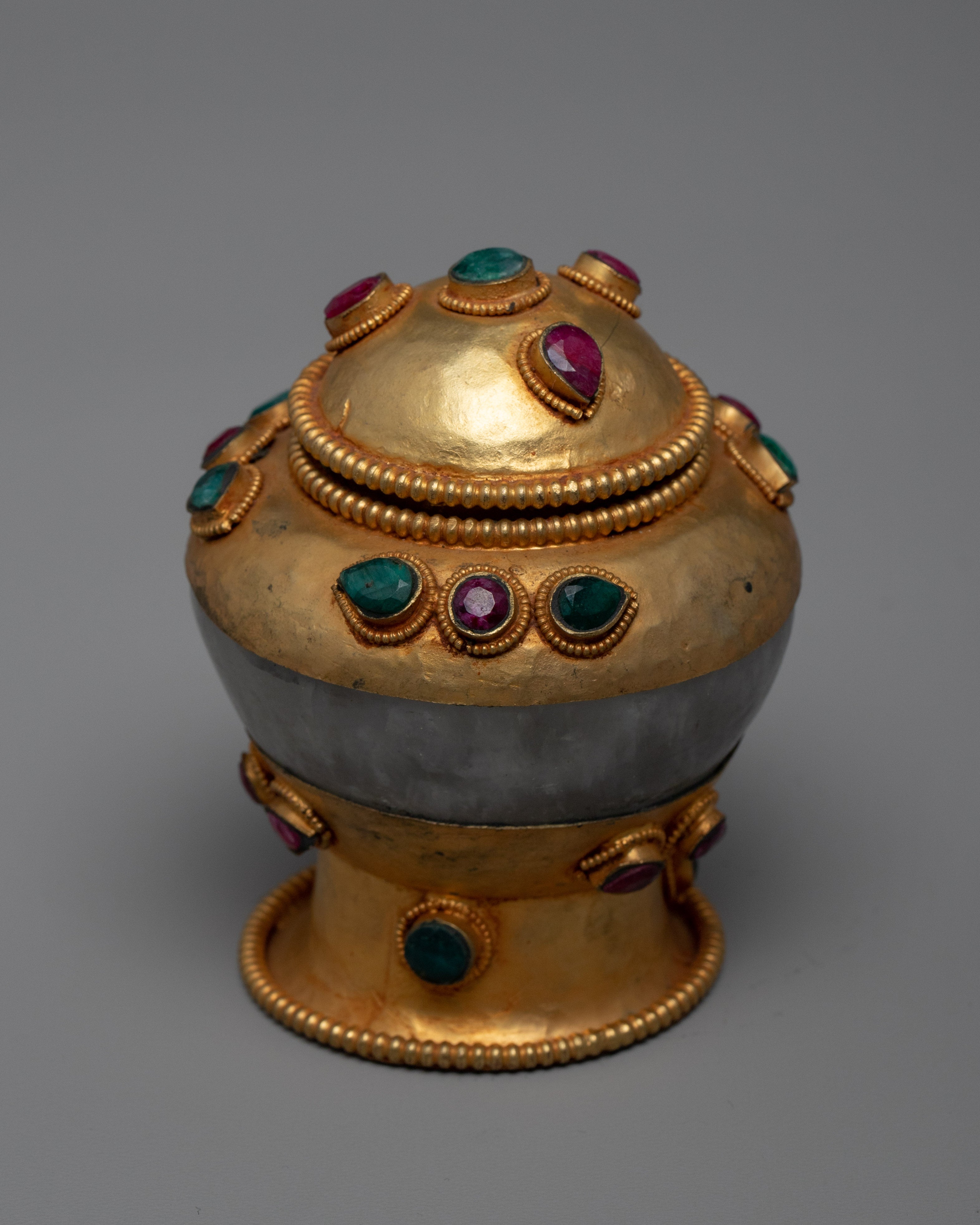 Buddhist Offering Bowl | Crystal Bowl | Ritual Artifact
