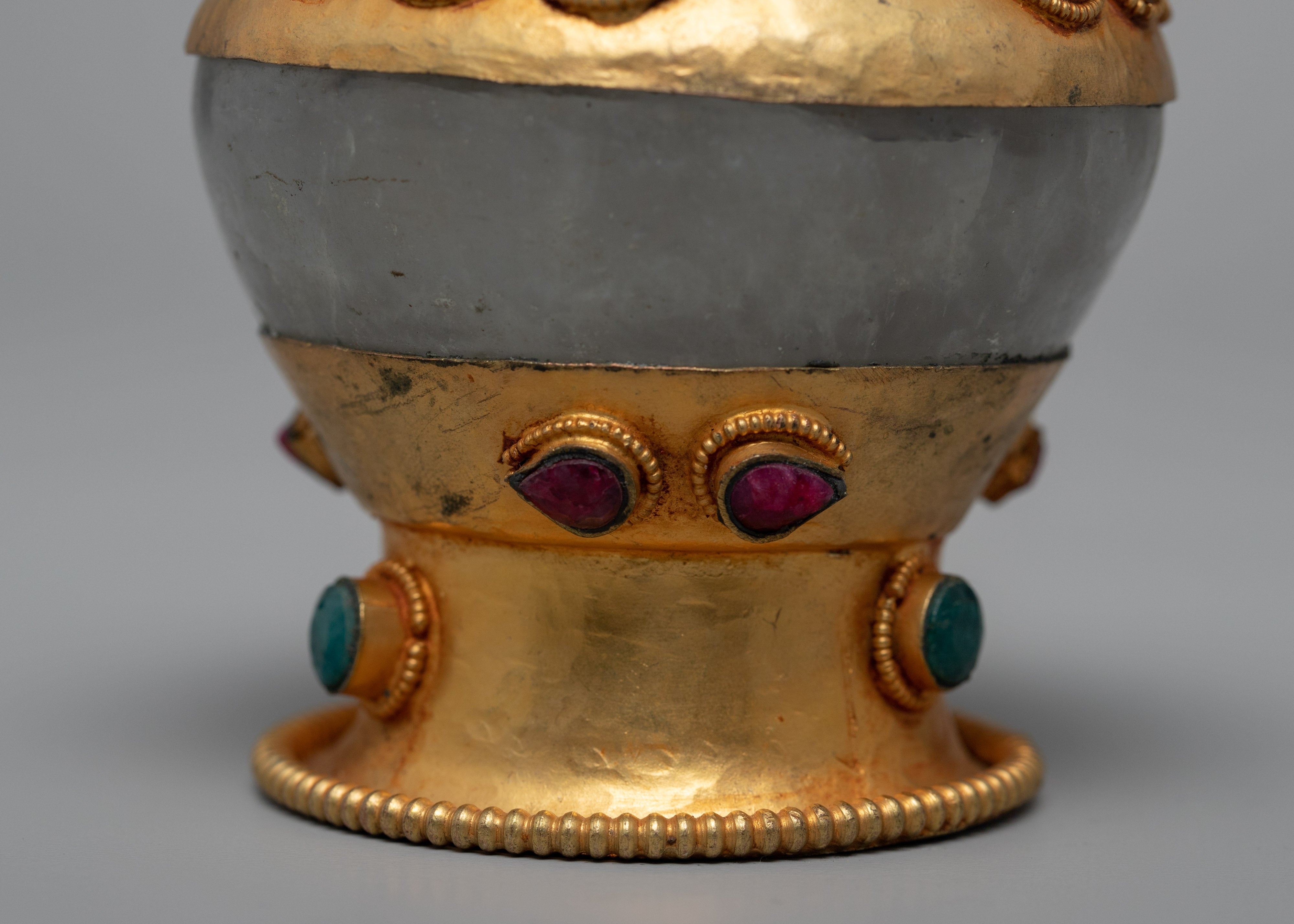 Buddhist Offering Bowl | Crystal Bowl | Ritual Artifact