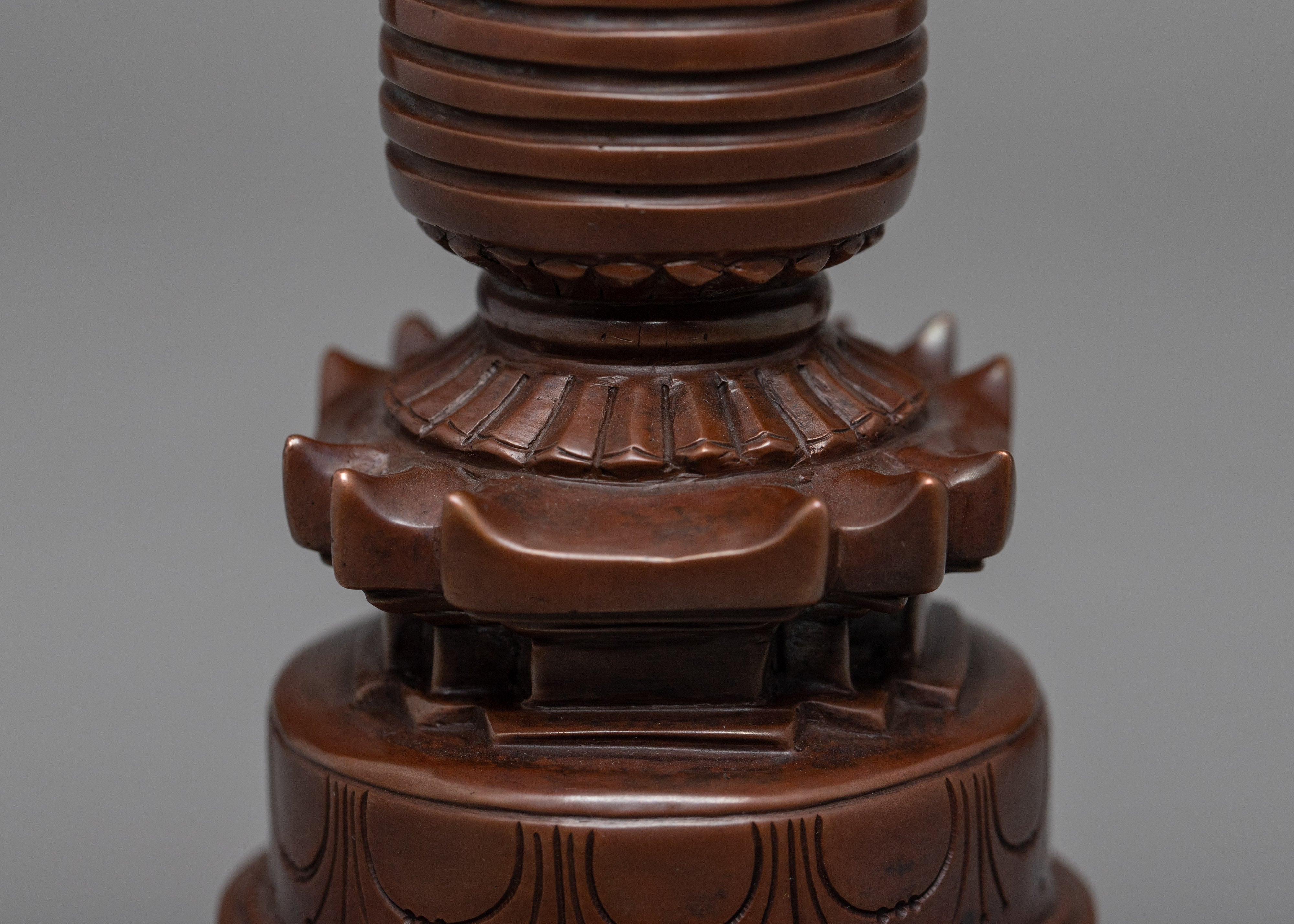 Tibetan Chorten | Tibetan Art | Gift For Buddhist