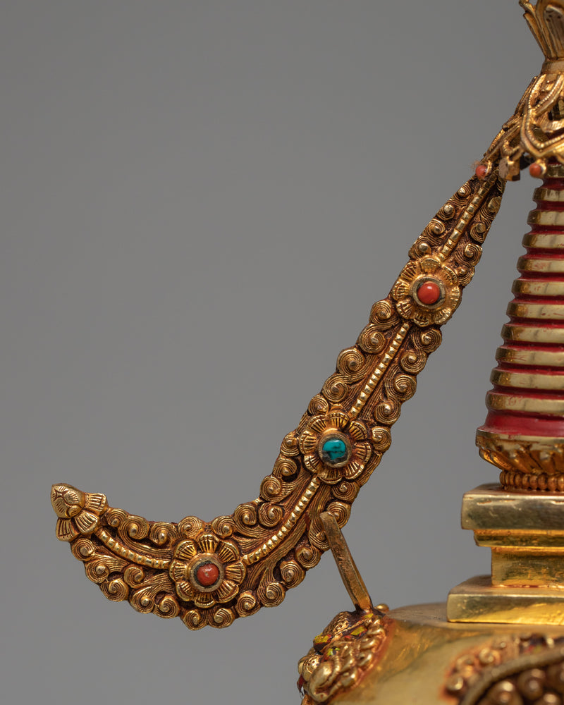 Handmade Stupa | Buddhist Art | Ritual Objects