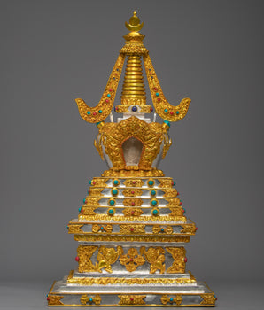 Tibetan Stupa Shrine | Buddhist Reliquary