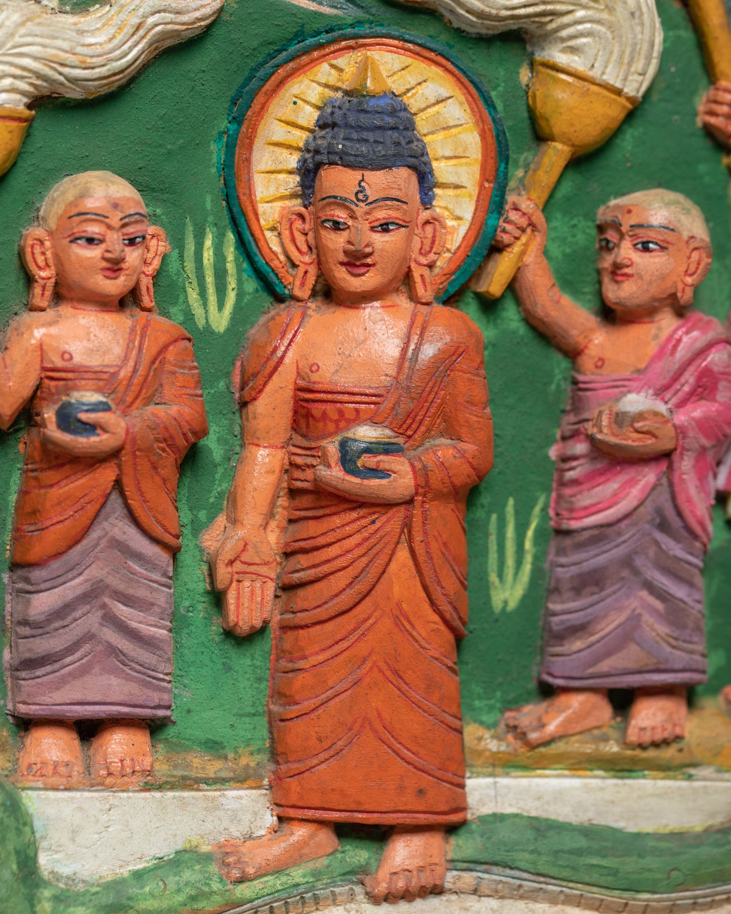 Lumbini Inspired Relief Art for Home Decor | Spiritual Art and Crafts