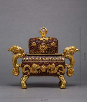 Copper Incense Burner | Plated With Gold| Ritual Items