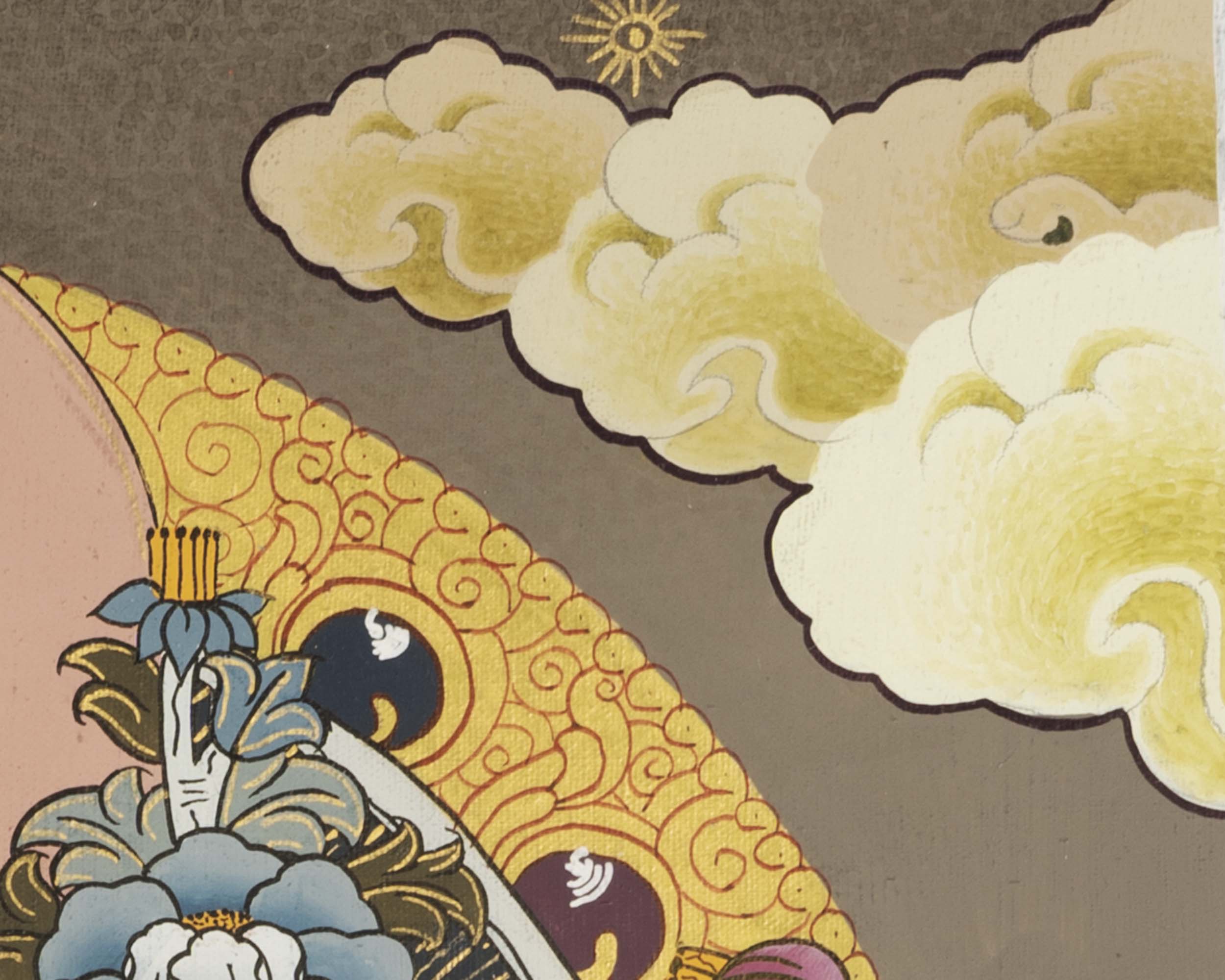 Buddhist White Tara |  Tibetan Female Thangka