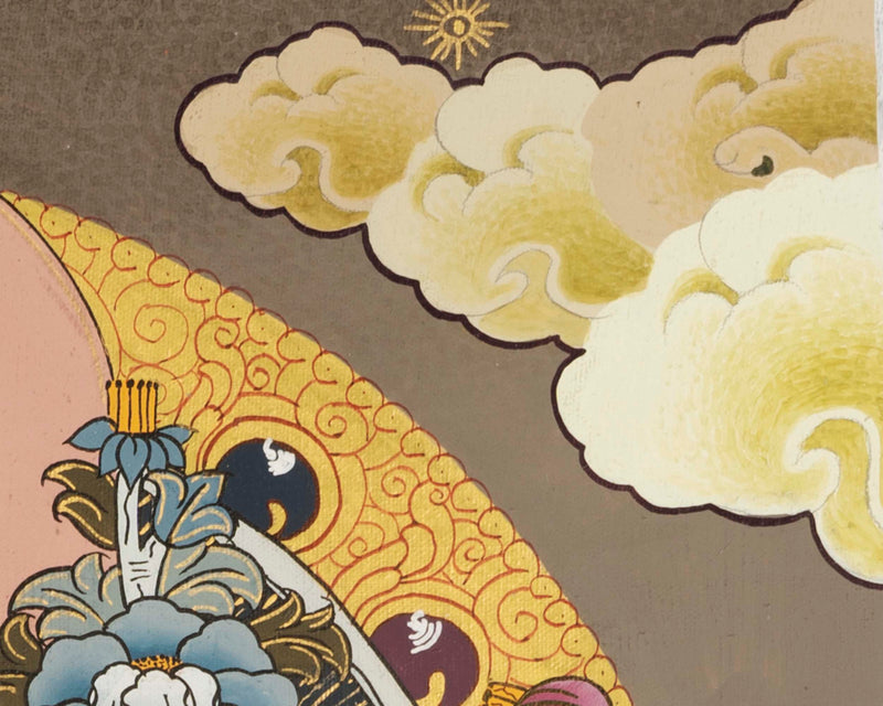 Buddhist White Tara |  Tibetan Female Thangka