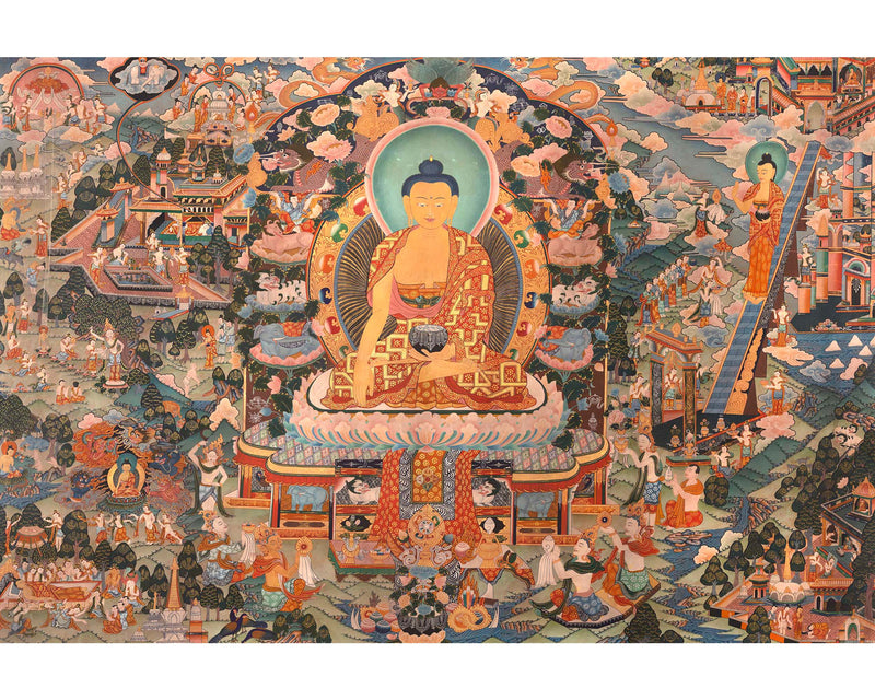 Buddha Life Story | Digital Prints | Wall Decors