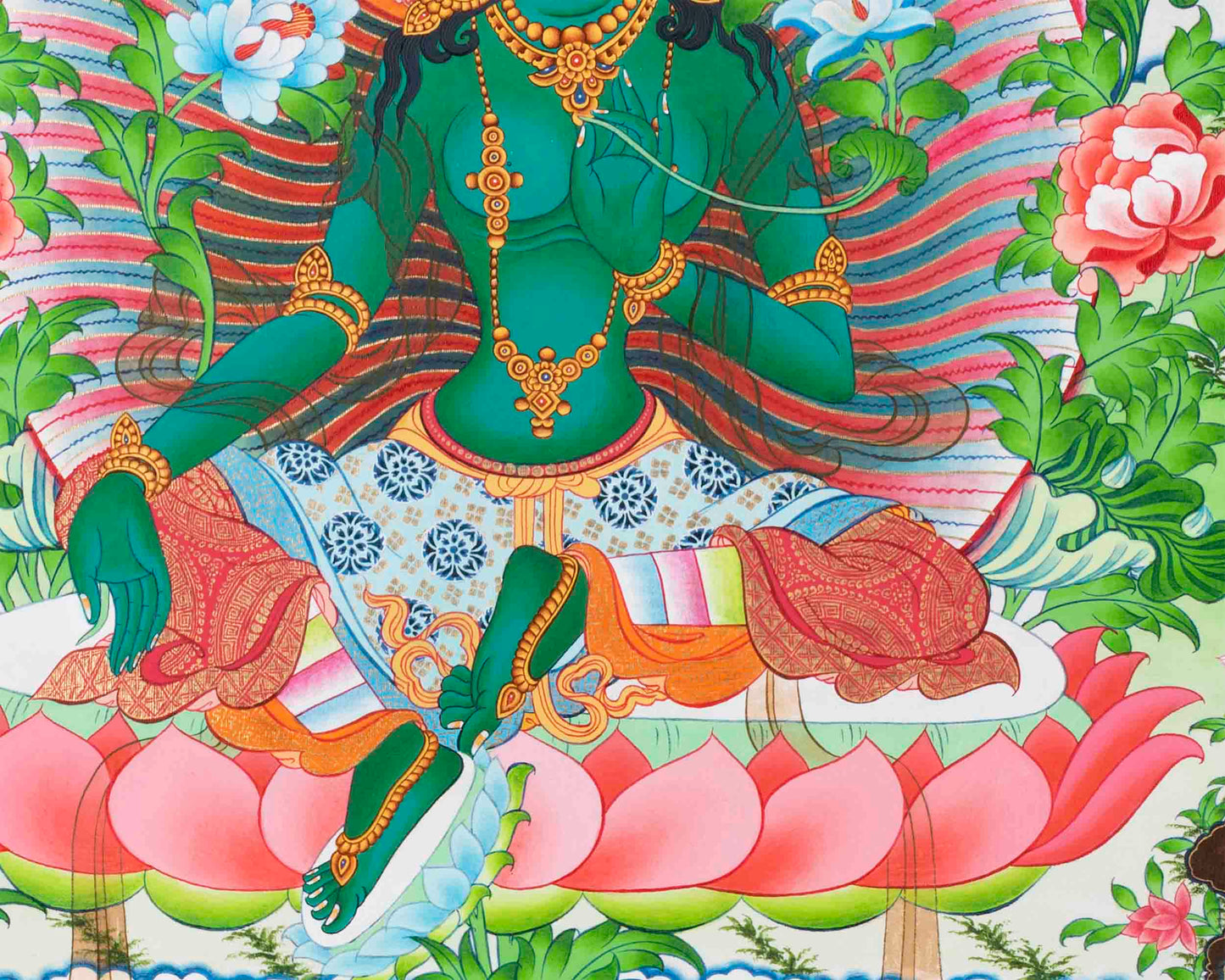 21 Tara Print | Tibetan Buddhist Painting | Wall Hanging Decors