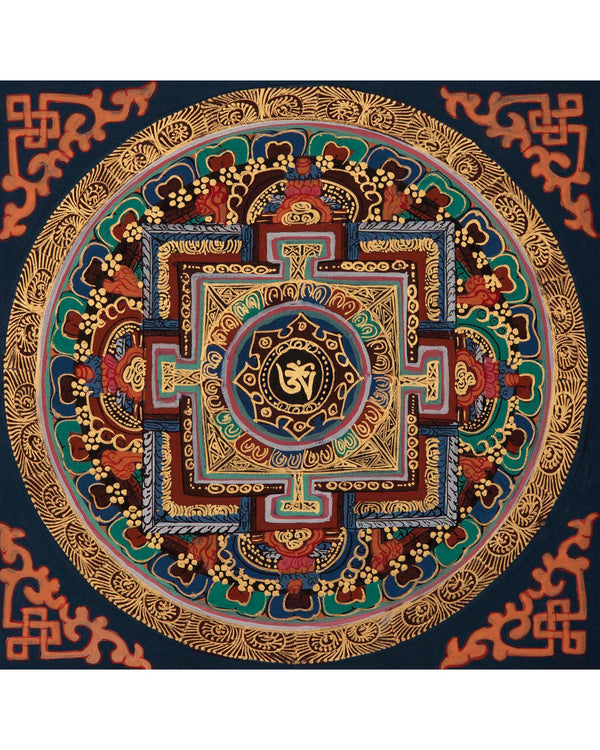 Om Mantra Mandala Thangka