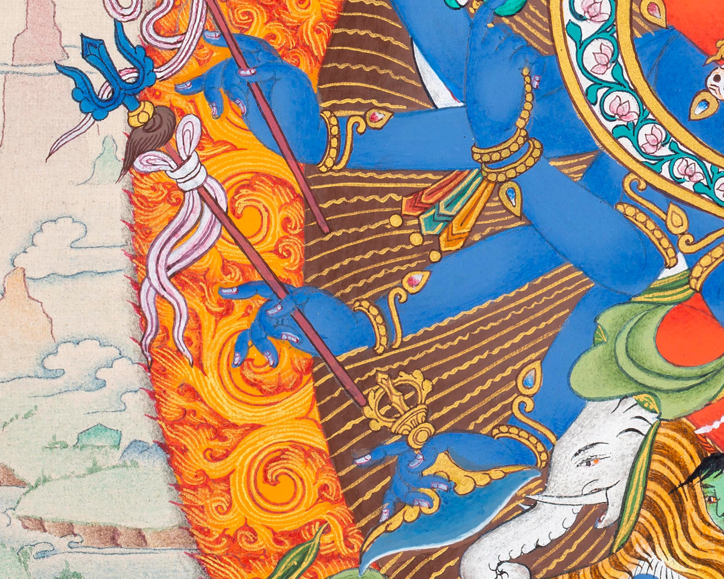 12 Armed Chakrasamvara Thangka | Meditational Deity | Tibetan Yidam Paintings