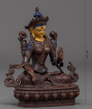 White Tara Statue | Bodhisattva Of Compassion | Buddhist Figurine