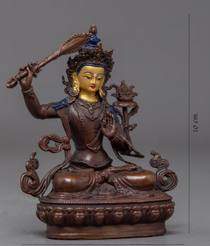 Manjushri Statue | Bodhisattva Of Wisdom | Buddhist Figurine