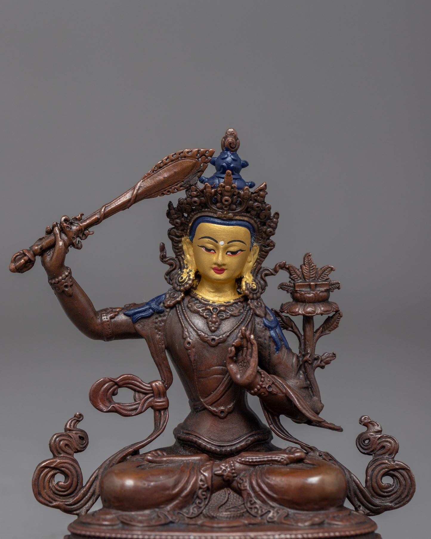 Manjushri Statue | Bodhisattva Of Wisdom | Buddhist Figurine