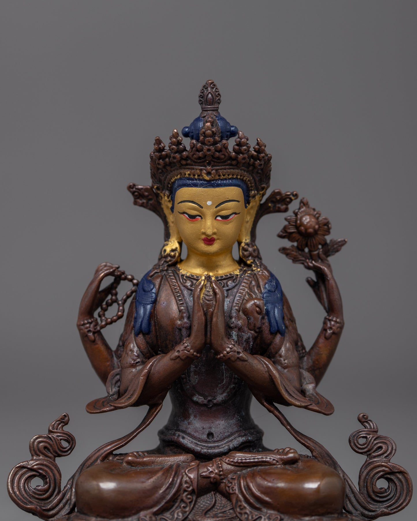 Four Armed Chenrezig Statue | Religious Artifacts | Buddhist Gifts